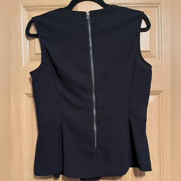 Banana Republic Black Sleeveless Peplum Top - Picture 9 of 9